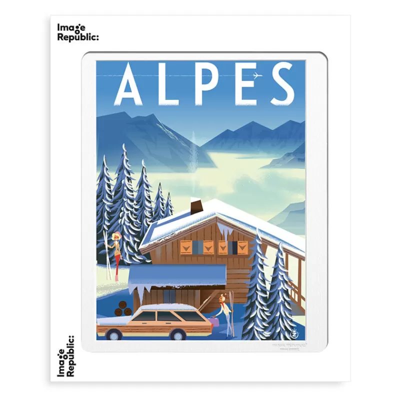 IMAGE REPUBLIC Affiche Monsieur Z - Alpes Chalet Best