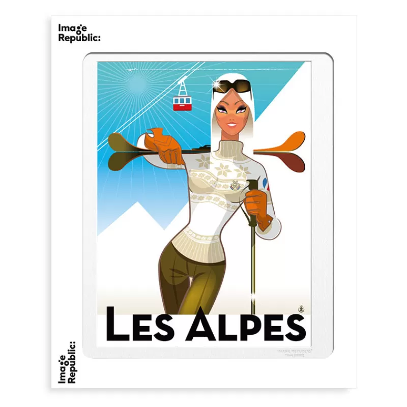 IMAGE REPUBLIC Affiche Monsieur Z - L'Ecole De Ski Clearance