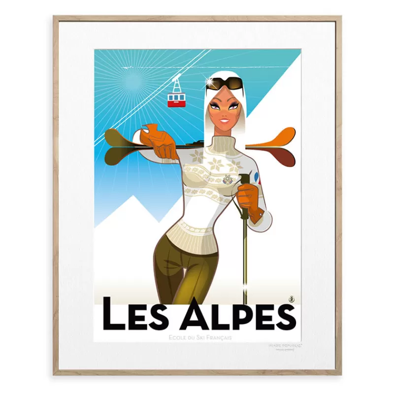 IMAGE REPUBLIC Affiche Monsieur Z - L'Ecole De Ski Clearance