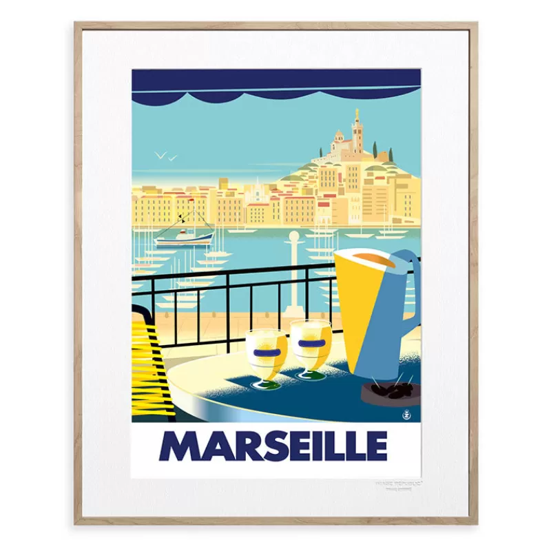 IMAGE REPUBLIC Affiche Monsieur Z - Marseille Apero Best Sale