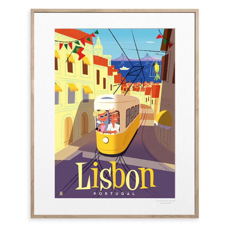 IMAGE REPUBLIC Affiche Monsieur Z - Tram Lisbon Flash Sale