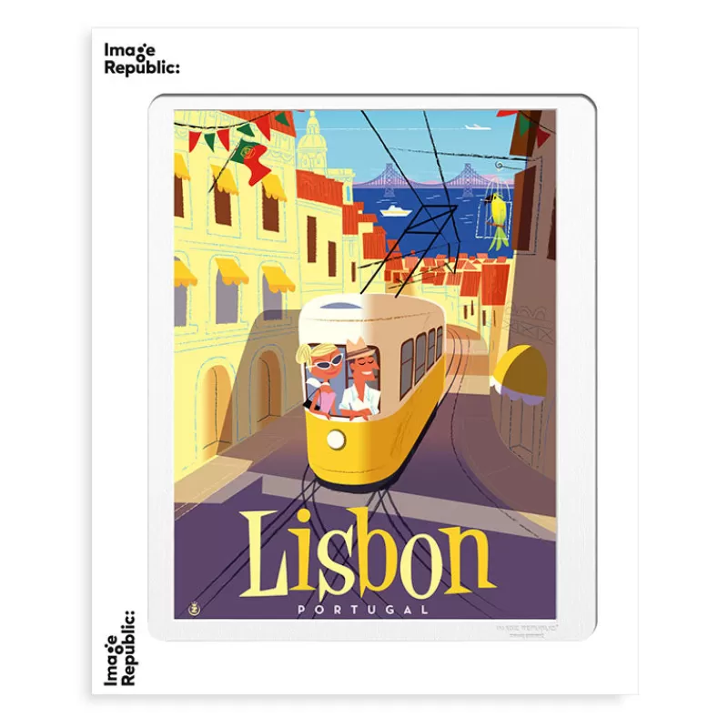 IMAGE REPUBLIC Affiche Monsieur Z - Tram Lisbon Flash Sale