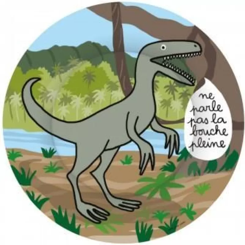 PETIT JOUR Assiette A Dessert - Velociraptor Online