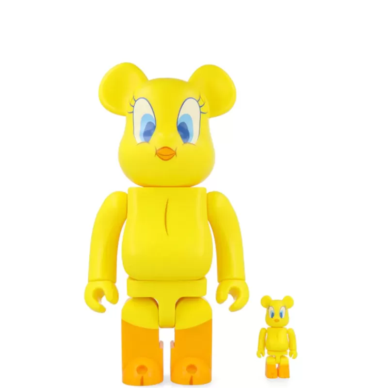 ARTOYZ Bearbrick 400%+100% Looney Tunes Tweety - H 28Cm + 7 Cm Shop