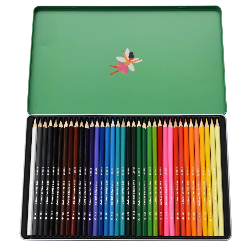 REX Boite 36 Crayons De Couleurs - Fairies Hot