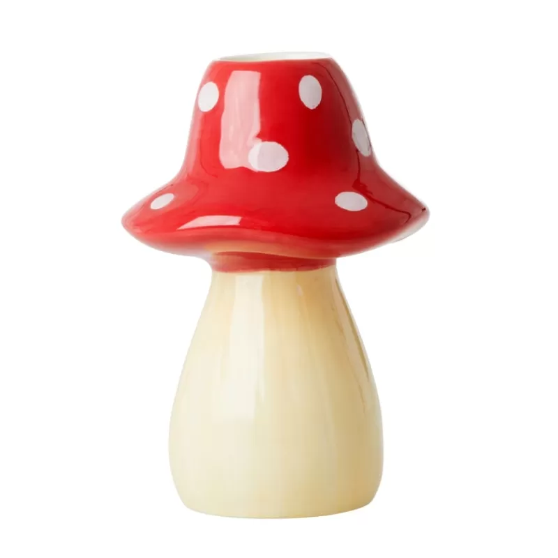 RICE Bougeoir Champignon H.12 Cm Best