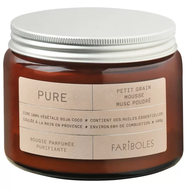 FARIBOLES Bougie Parfumee 400G - Pure Fashion