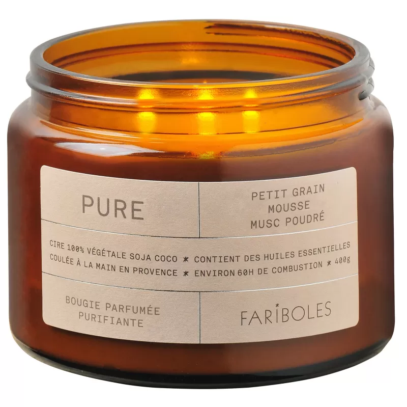 FARIBOLES Bougie Parfumee 400G - Pure Fashion