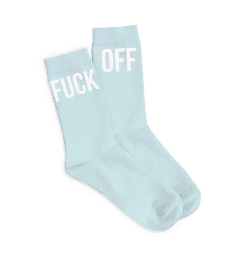 FISURA Chaussettes - Fuck Off Bleu Best