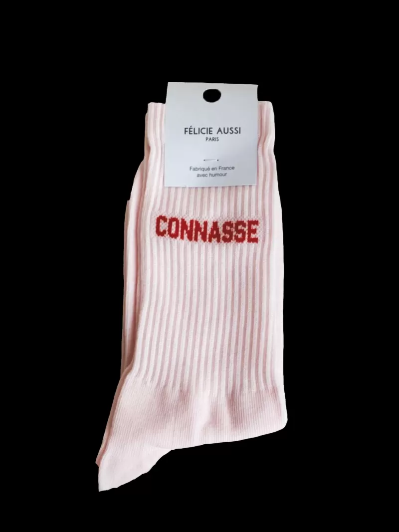 FÉLICIE AUSSI Chaussettes Connasse Rose 36/40 Clearance