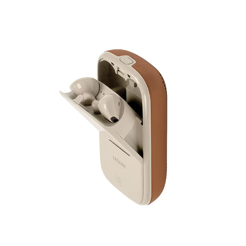 LEXON Ecouteurs Sans-Fil + Enceinte - Camel Cheap