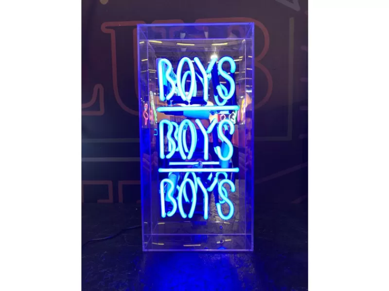 BERGERS BELGIUM Enseigne Neon - Boys Boys Boys New