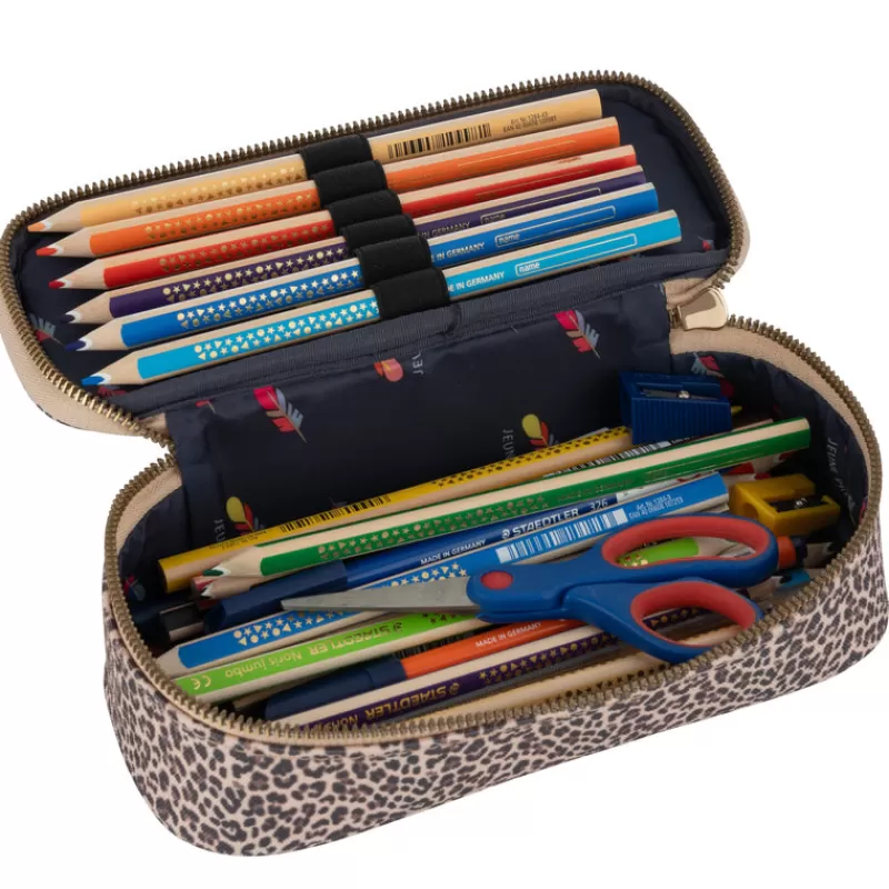 JEUNE PREMIER Trousse Cherry Leopard Hot