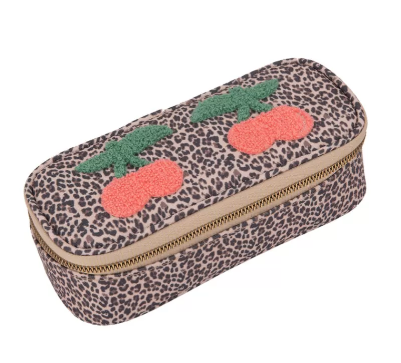 JEUNE PREMIER Trousse Cherry Leopard Hot