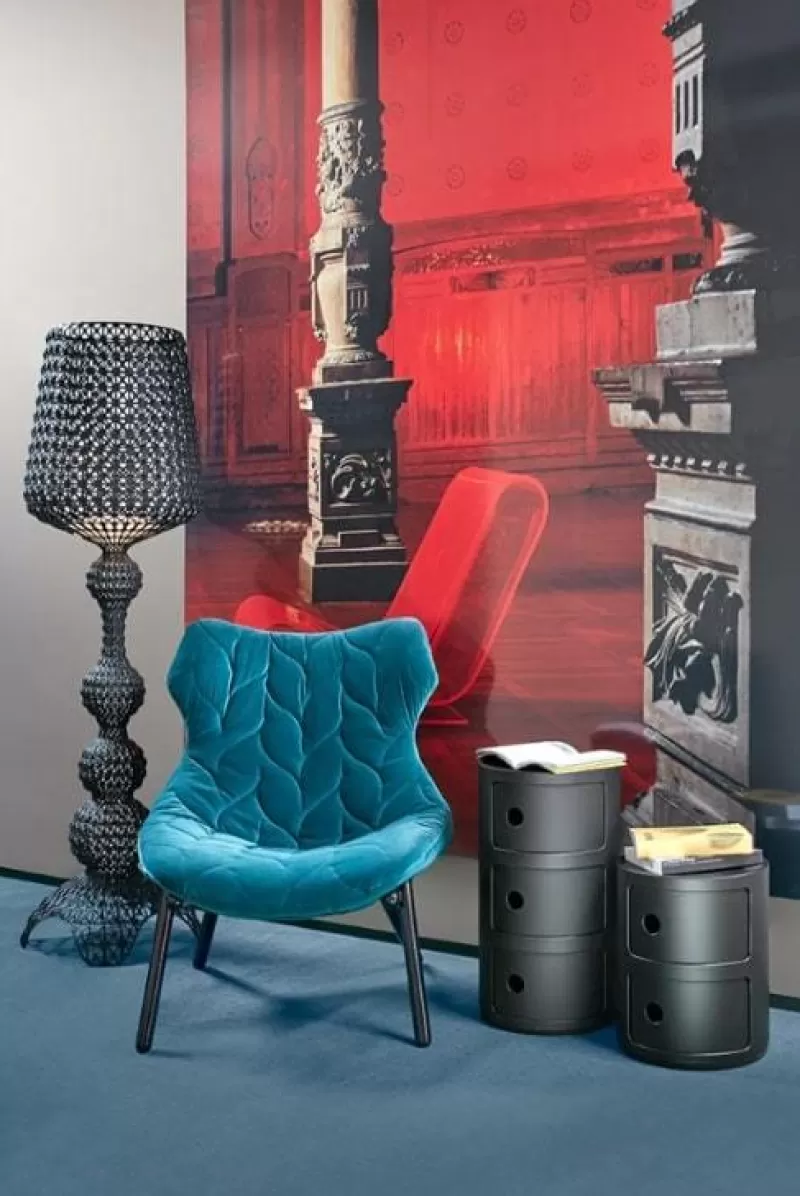 KARTELL Componibili 3 Tiroirs - Noir Mat Best