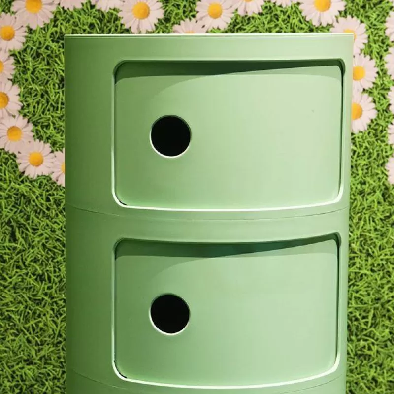 KARTELL Rangement Componibili Bio 3 Tiroirs - Vert Cheap