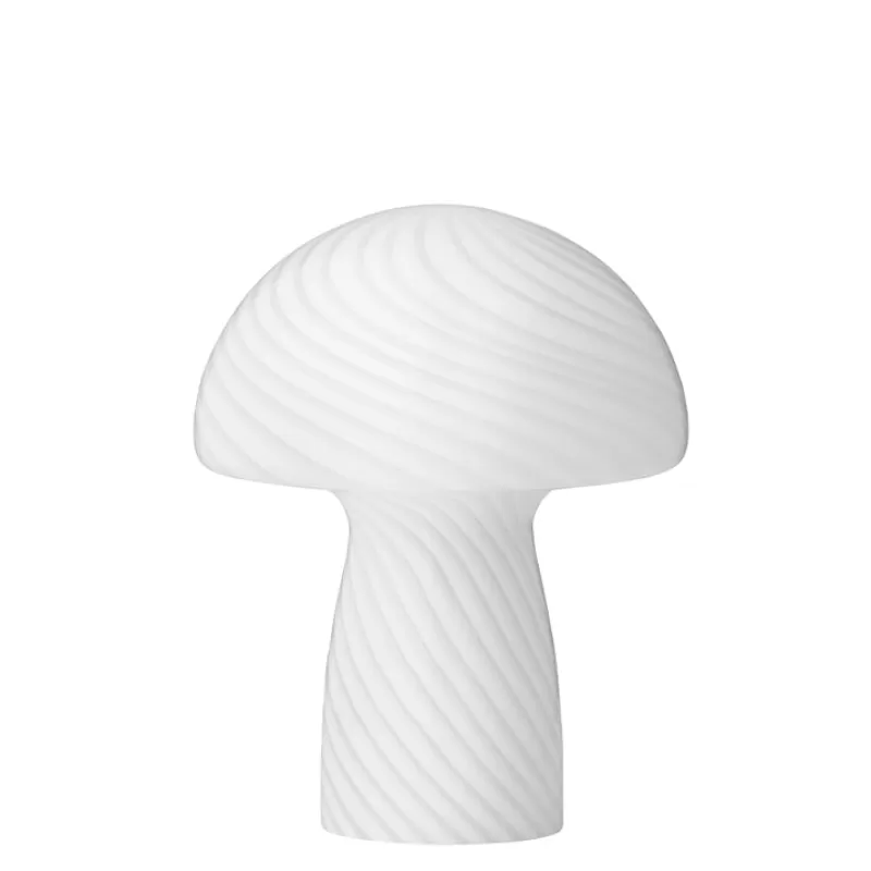 COZY LIVING Lampe Champignon H.23 Cm - Blanc Outlet