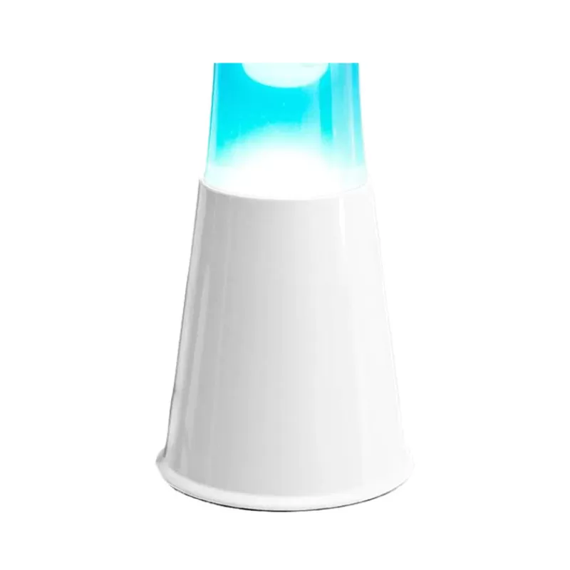 FISURA Lava Lampe H.40Cm - Bleu Base Blanche Shop