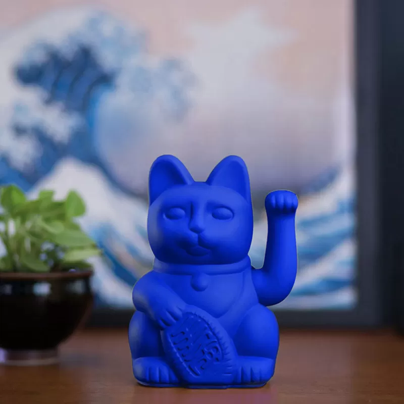 DONKEY PRODUCTS Lucky Cat - Bleu Royal Shop