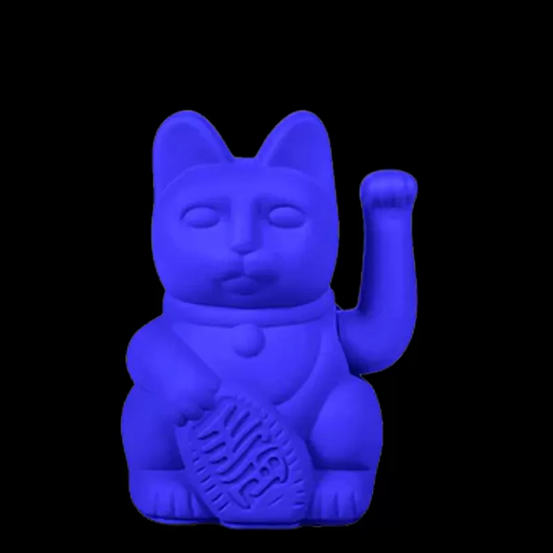 DONKEY PRODUCTS Lucky Cat - Bleu Royal Shop