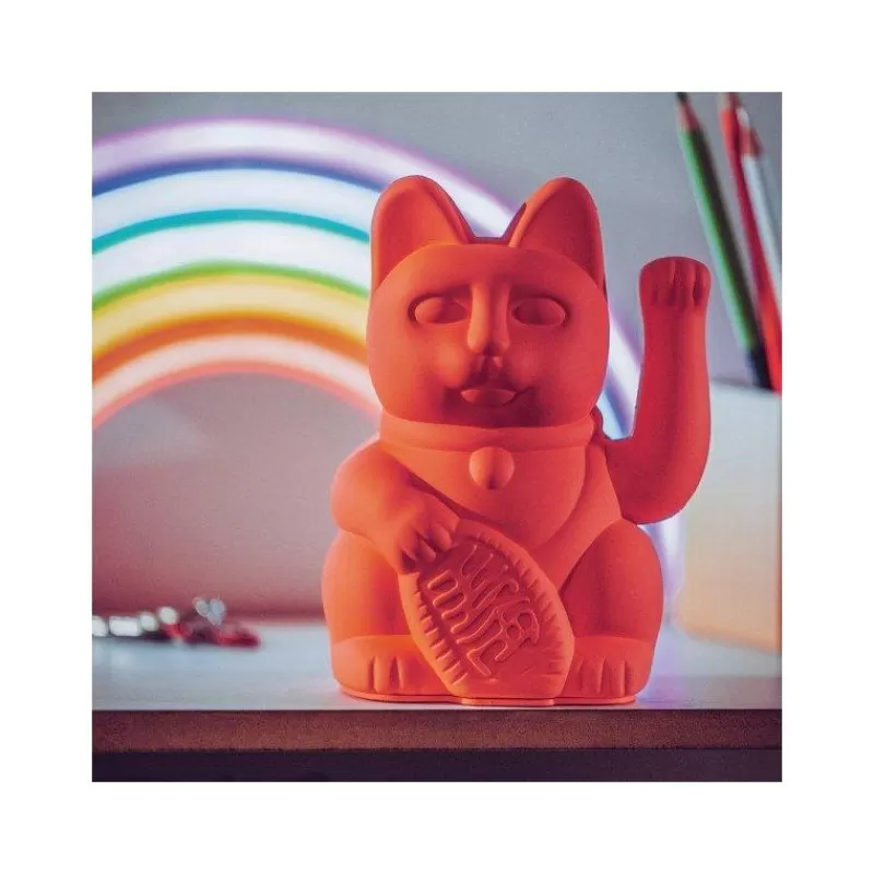 DONKEY PRODUCTS Lucky Cat - Neon Orange Flash Sale