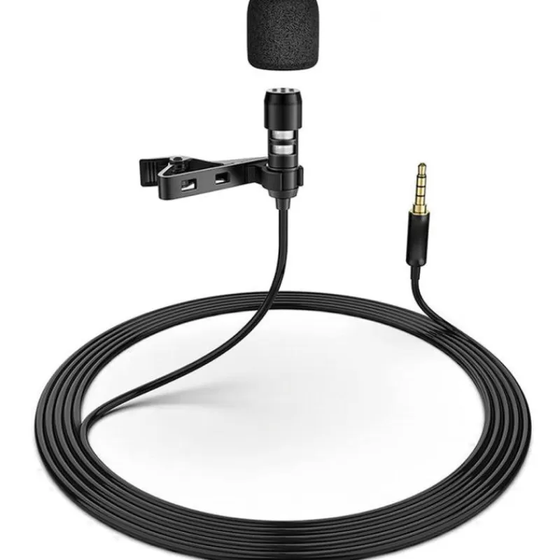 GROUPE H4 Microphone Cravate Filaire Jack 3.5Mm Avec Pince - Cable 1.5M Discount