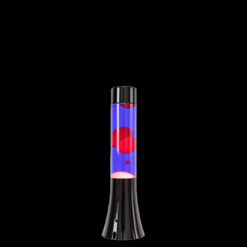 FISURA Mini Lava Lampe H.31 Cm - Bleu & Rouge Hot