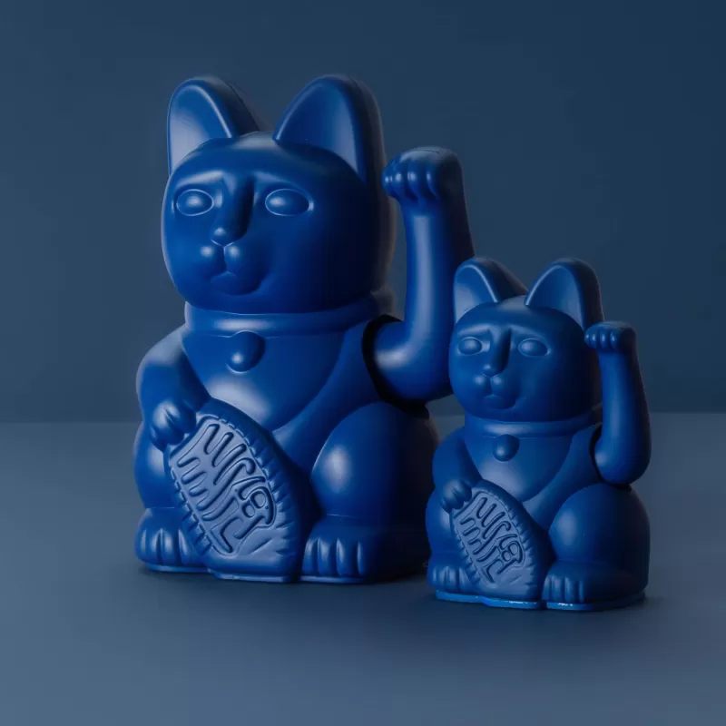 DONKEY PRODUCTS Mini Lucky Cat - Bleu Marine Shop