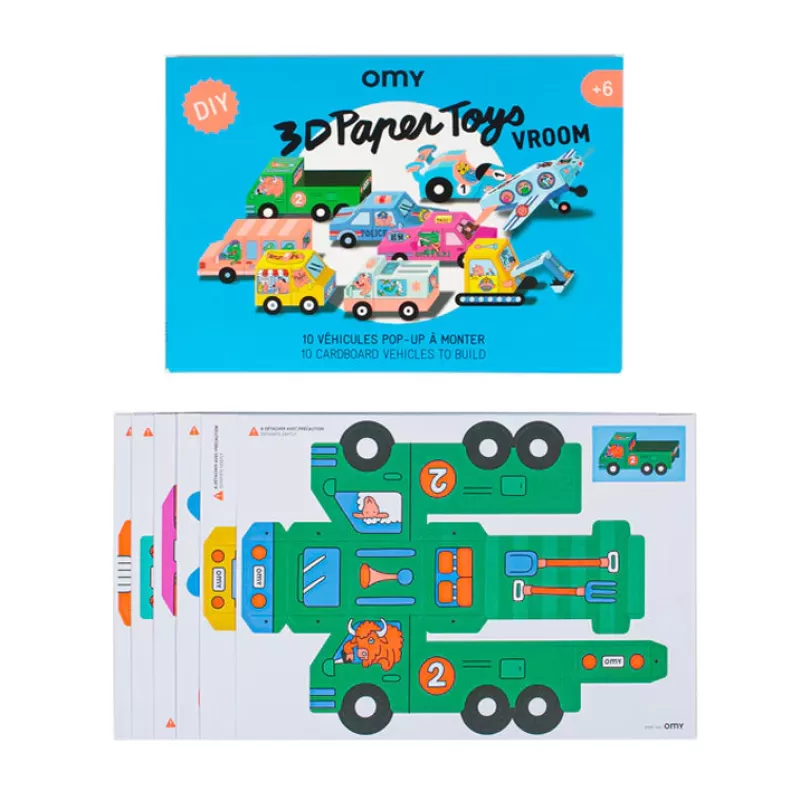 OMY Paper Toy - Vroom Store