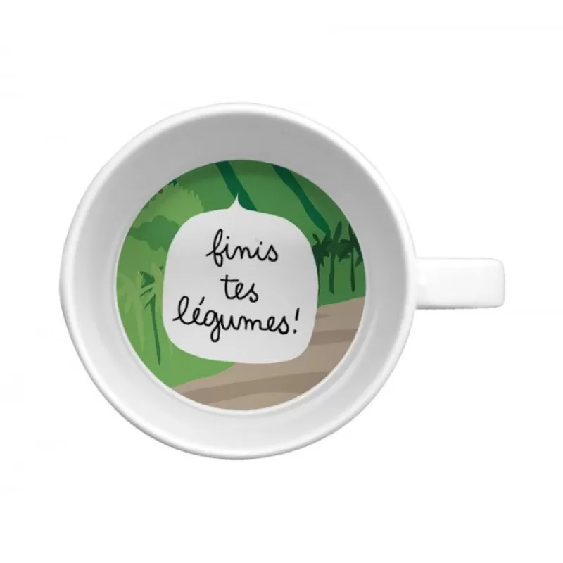 PETIT JOUR Petit Mug - Les Dinosaures "Finis Tes Legumes" Fashion