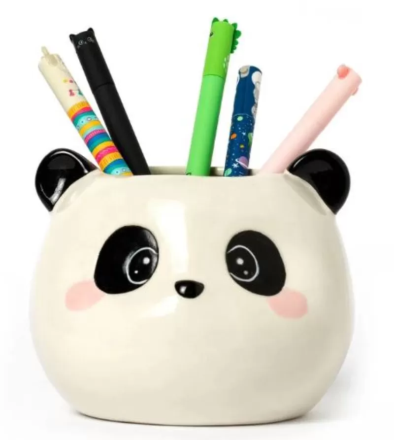 LEGAMI Pot A Crayons Ceramique Panda Fashion