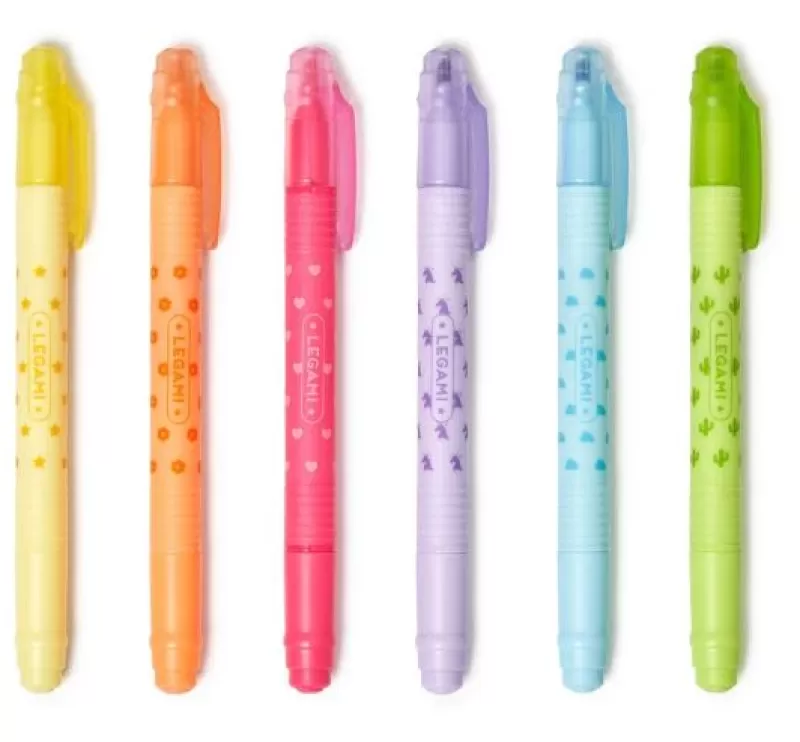 LEGAMI Set De 6 Mini Surligneurs Magic Highlighters Store