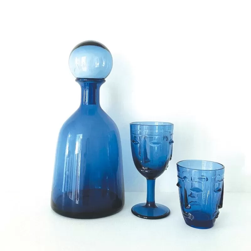 OPJET Verre Visage Bleu Cheap