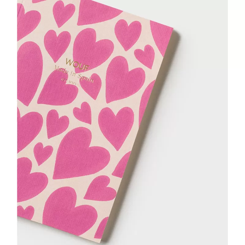 WOUF Carnet A6 - Pink Love Cheap