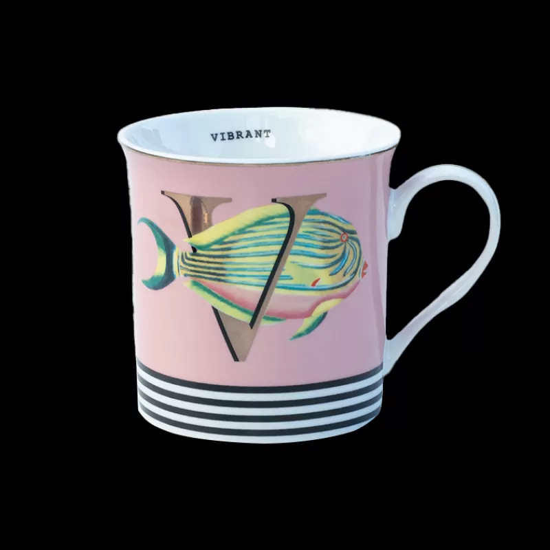 YVONNE ELLEN Mug Alphabet - V Shop